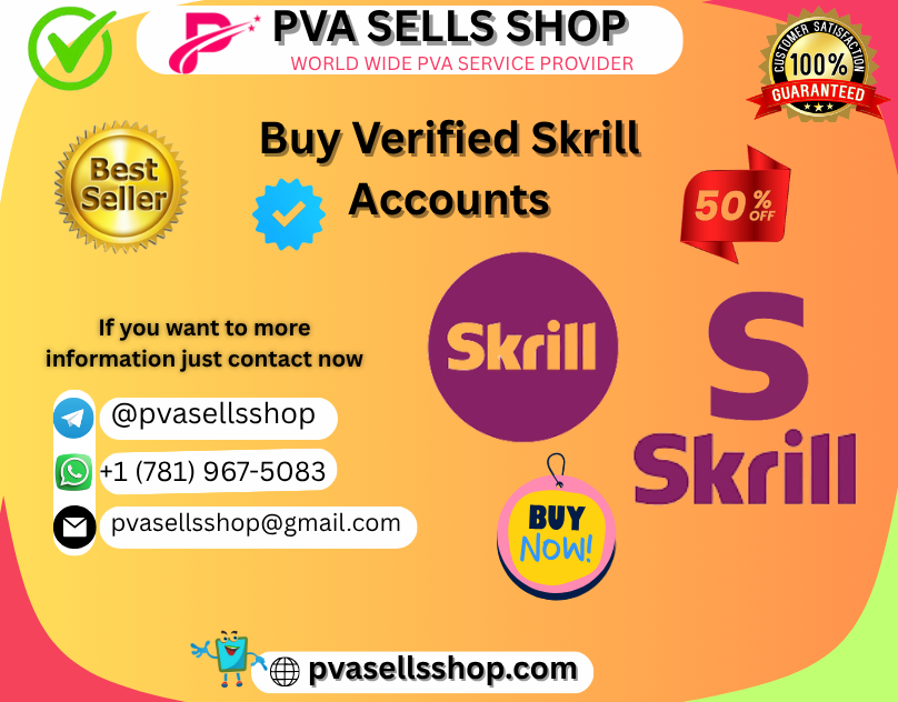 Buy Verified Skrill Accounts
