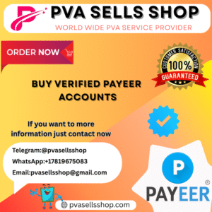 Buy Verified Payeer Account