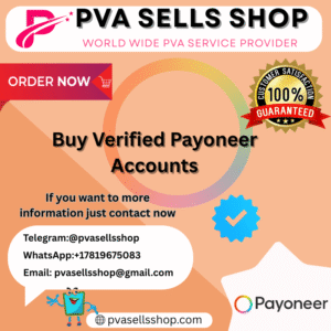 Buy Verified Payoneer Accounts