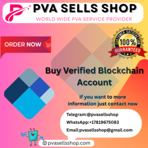 Buy Verified Blockchain Account