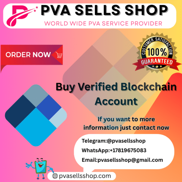 Buy Verified Blockchain Account